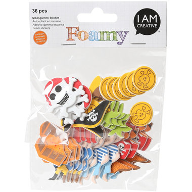 I AM CREATIVE Foamy 4019.51 Pirat, 36 pcs.