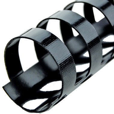 GBC Dorsini rilegafogli 19mm A4 4028601 nero, 21 anelli 100 pezzi