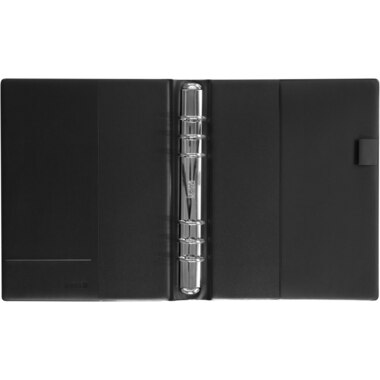SUCCES Agenda A5 racc.anelli 84716602U plastico nero 18.5x23.6cm