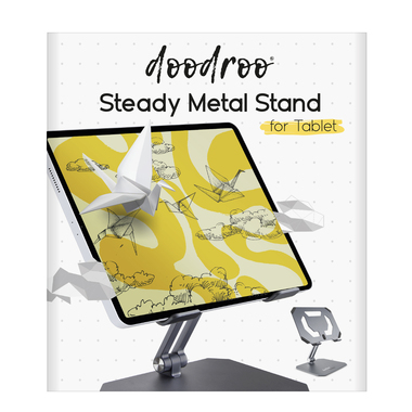 This stand will help you draw, write or read on your devices: adjust it to your liking to choose the best working or viewing mode