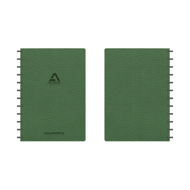 ADOC Cahier à anneaux BUSINESS A4 6011.302 vert, ligné 144 pages