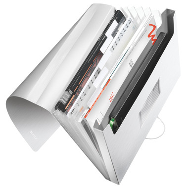 LEITZ Ordnungsmappe Style PP A4 39570004 weiss 6 Fächer, 200 Blatt