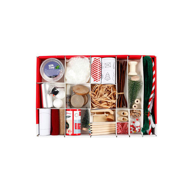CREATIV COMPANY Materialset Wichteltür 1235975 24 Adventszenen
