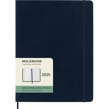 MOLESKINE Agenda Classic X-Large 2025 056999270414 1S/1P zaffiro SC 19x25cm