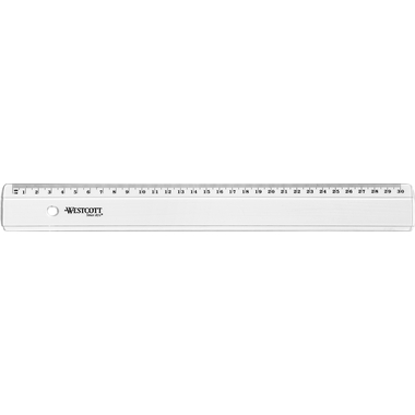 WESTCOTT Kunststofflineal 30cm E10152 BP
