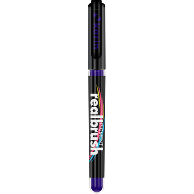KARIN Real Brush Pen 0.4mm 33Z2735 Pigment, bleu violet