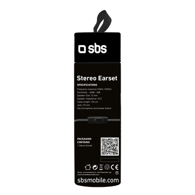 Stereo earphones with built-in microphone