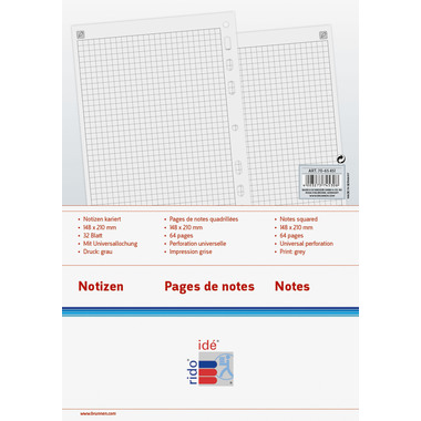 RIDOIDE Timing 2 Note a scacchiera 7066451.25 32 Foglie 9.3x17.2cm