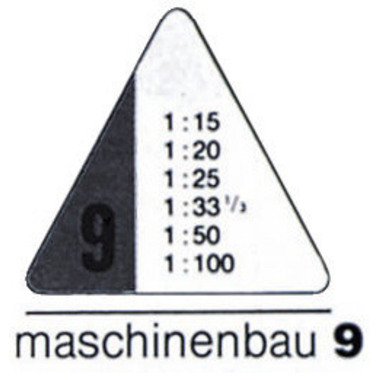 RUMOLD Standard triangolari-150 30cm 150/9/30 macchine 9
