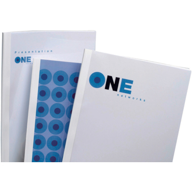 GBC Couverture reliures 10mm A4 IB370168 blanc 100 pcs.