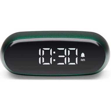 Lexon Digital Alarm Clock Minut Dark Green Matte