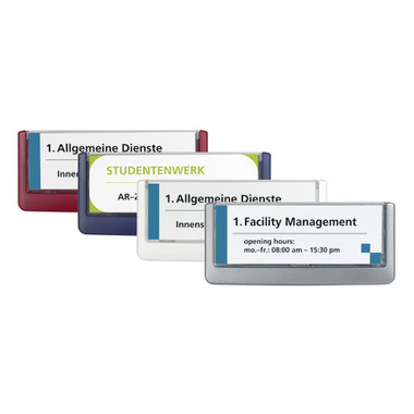 DURABLE Türschild Click Sign 486037 graphit, Kunststoff 149x52.5mm