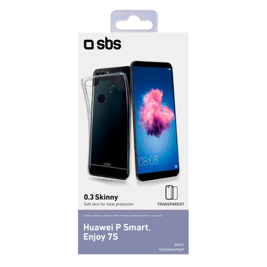 Transparent TPU cover for Huawei P Smart and Huawei Enjoy 7S