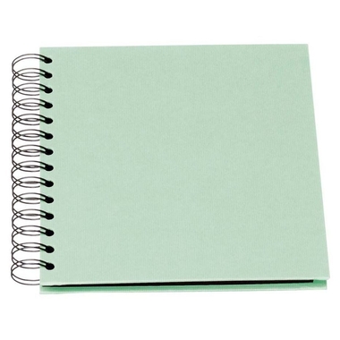 RÖSSLER Fotoalbum 1329452655 18x18cm, mint/schwarz