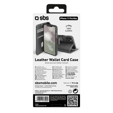 Genuine leather book case for iPhone 11 Pro Max | SBS