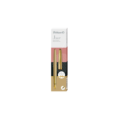PELIKAN Stylo plume Jazz Noble M 821827 Elegance Gold