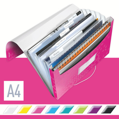 LEITZ Dossier project WOW A4 45890023 pink