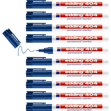 EDDING Permanent Marker 404 404-3 blau