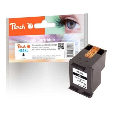 Peach Druckkopf schwarz kompatibel zu HP No. 62XL bk, C2P05AE