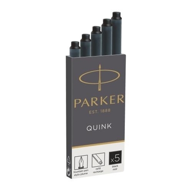 PARKER Cart. d'encre Quink Z 44 1950382 noir 5 pcs.