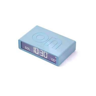 Lexon Sveglia Digitale Flip Classic Azzurro Chiaro