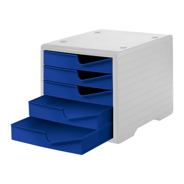 STYRO Styroswingbox 275-8430.352 grigio/blu 5 cassetti