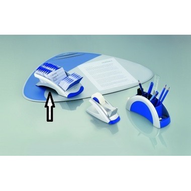 DURABLE Visitenkartenbox VISIFIX DESK 241323 silber, f. 200 Karten 104x72mm