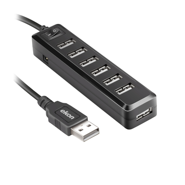 Adattatore con 7 porte USB 2.0 | Ekon