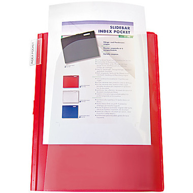 BÜROLINE Dossier suspendu A4 664062 rouge, avec 10 compart. 3 pcs.