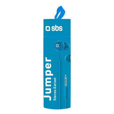Écouteurs stéréo avec microphone intégré, câble universel 3,5 mm, bouton de début/fin d'appel, couleur bleue