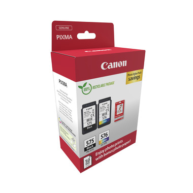 CANON Photo Value Pack BKCMY PGCL575/6 Pixma TR4750i GP-501 50Bl.