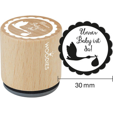 COLOP Woodies Display Baby 151335 25 timbri, 5 tamponi