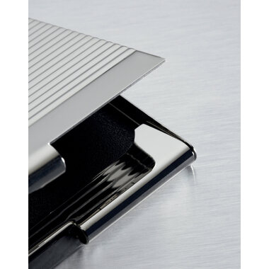 SIGEL Etui cartes visite 62x95mm VZ130 chrome -20 cartes