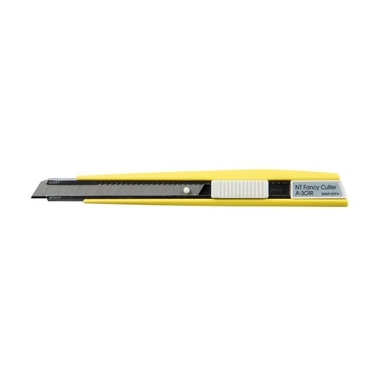 NT Cutter 9mm A-301RP mit Auto-Lock, pastell gelb
