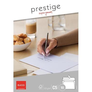 ELCO Briefumschlag Prestige C5 70420.12 120g,weiss,o.Fenster 10 Stk.