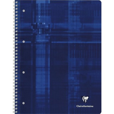 CLAIREFONTAINE Carnet spirale Studium A4 8256 ligné, ass. 80 feuilles