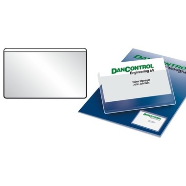 3L Portabiglietti visita 95x60mm 10114 PP, autoadesivo 100 pezzi