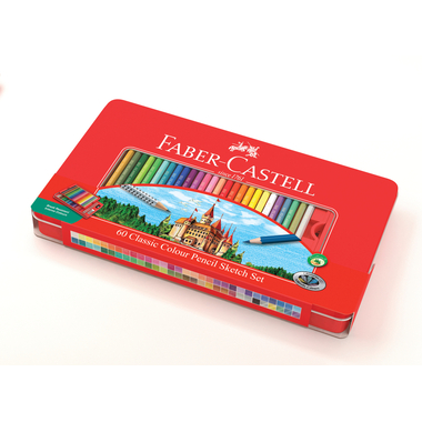 FABER-CASTELL Farbstifte Classic Colour 115894 60 Stück, mehrfarbig