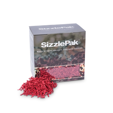 SizzlePak paper filling material à 1.25kg in dark red