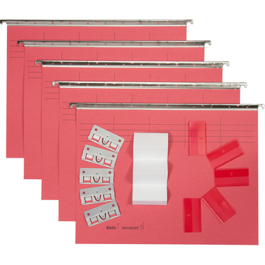 BIELLA Hängemappen-Set A4 27145545U rot 32x25cm 5 Stück