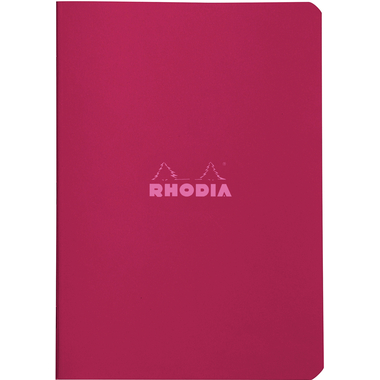 RHODIA Notizheft Couleurs A5 118679C rot, liniert 80 Blatt