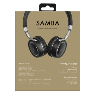 Kabelloses V4.2-Stereo-Headset mit Multifunktionstasten, integriertem Mikrofon, AUX- und Micro-USB-Eingängen, zusammenfaltbar