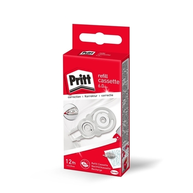 PRITT Cassetta refill 6.0mmx12m PRX6H bianco, for correction roller