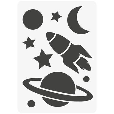 I AM CREATIVE Pochoir 2000.66 Kids A5, Espace