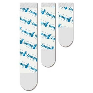 3M Command Strips 17200CLN transparent 16 Stück