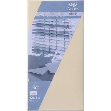 ARTOZ Enveloppes 1001 C6/5 107294182 100g, chamois 5 pcs.