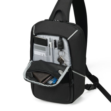DICOTA Sling Bag REFLECTIVE P20471-15 Black
