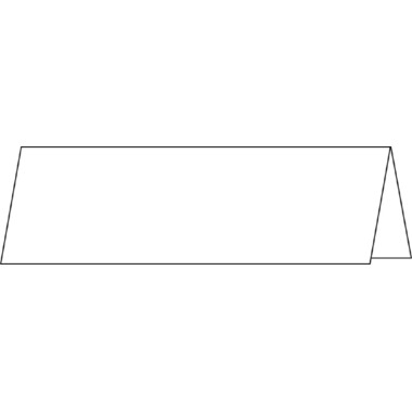 SIGEL Cartes table 190x60mm DP049 blanc, 185g 40 pcs.