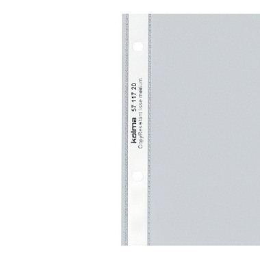 KOLMA Poches Copyresistant A4 57.617.20 transp., lisse med. 10 pcs.