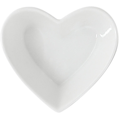 I AM CREATIVE Ciotola, cuore 100ml 5000.132 bianco 10x9x5cm
